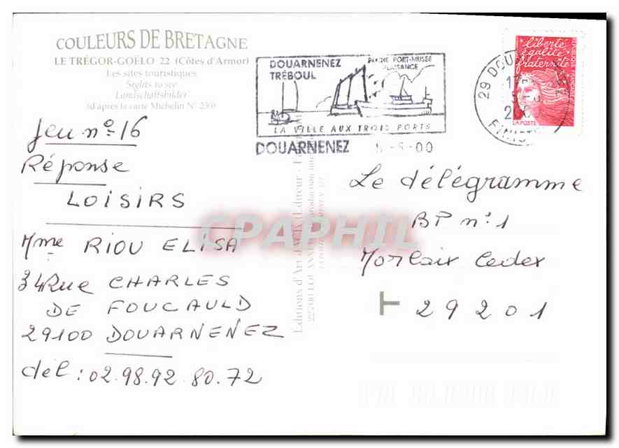 CPM Couleurs de Bretagne le Tregor Goelo 22 Cotes d'Armor les sites touristiques  — Rückseite