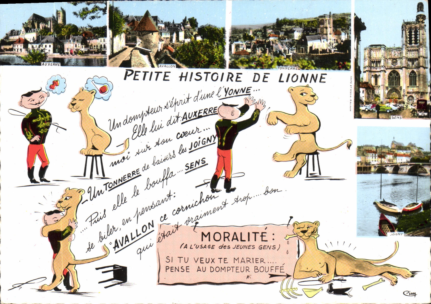 Petite histoire d'une lionne — Auxerre, Joigny, Tonnerre, Sens — CIM