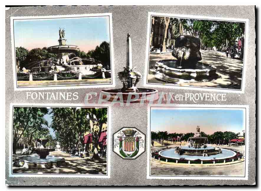 CPM La Cite du Roy Rene Fontaines d'Aix en Provence Souvenir 