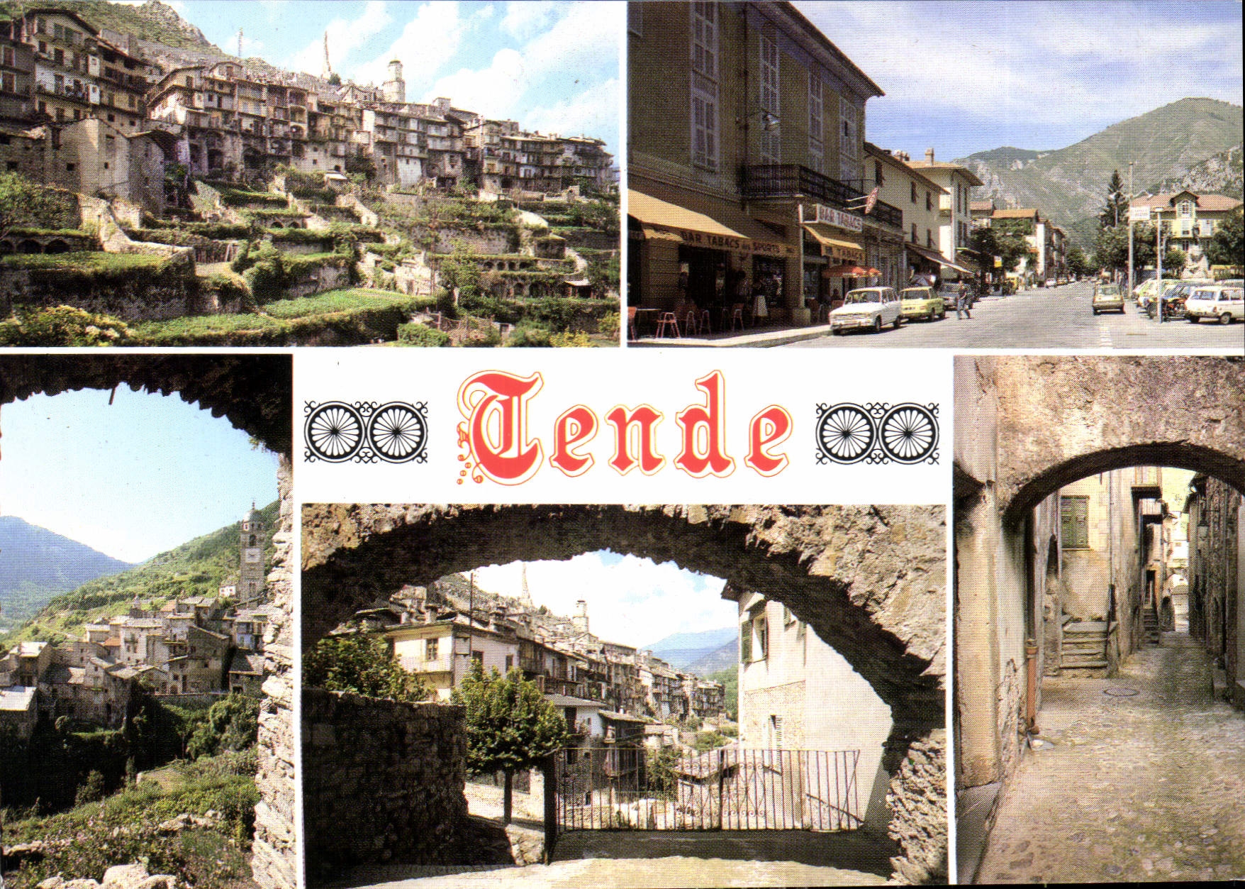 Tende — village médiéval en Alpes-Maritimes — Exachrome