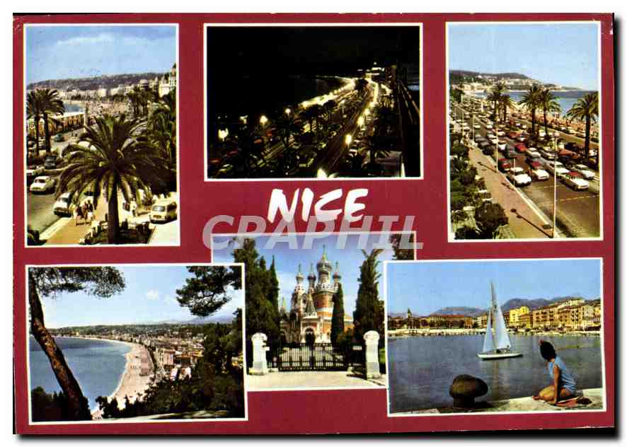 CPM Les Sites Merveilleux de la Cote d'Azur Souvenir de Nice 