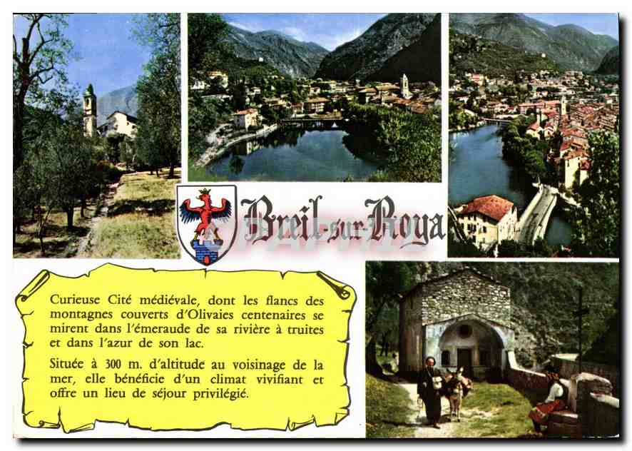 Breil-sur-Roya — Curieuse Cité médiévale — Combier Imprimeur (71 S. et L.)