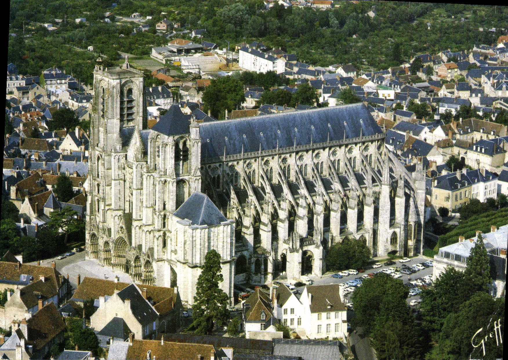 CPM En Berry Bourges Cher Cathedrale St Etienne fondee par Henri de Sully 
