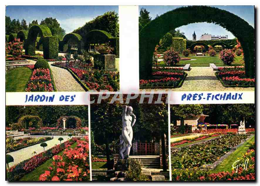 CPM En Berry Bourges Cher Jardin des Pres Fichaux l'un des plus beaux de France 