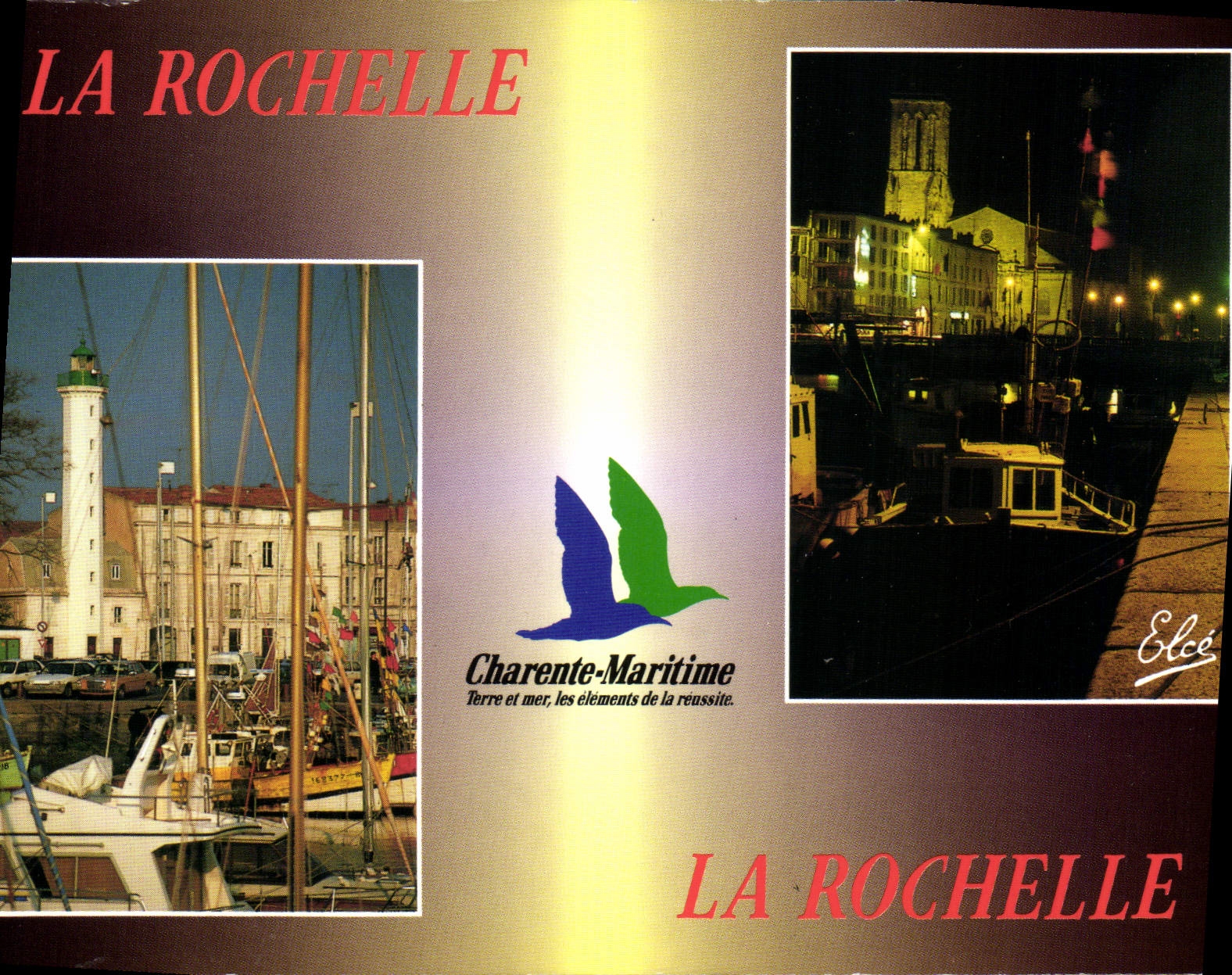 CPM La Rochelle Charente Maritime L'eglise Saint Sauveur et le phare 