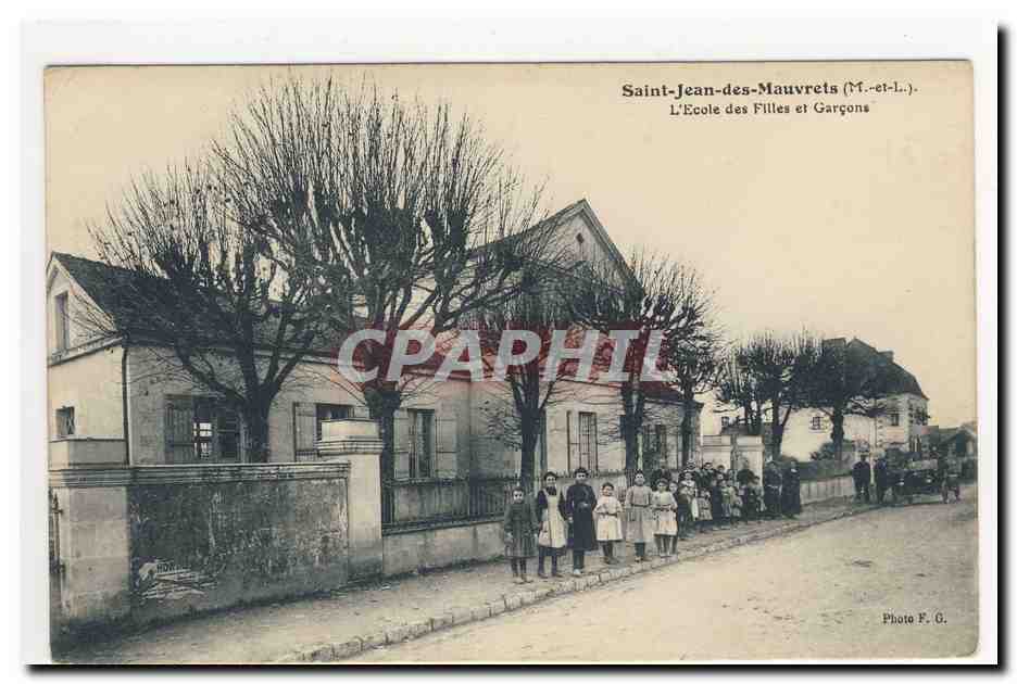 SAiNT JEAn des MAuVReTS l'Ecole des filles et gara§ons Animation CPA
