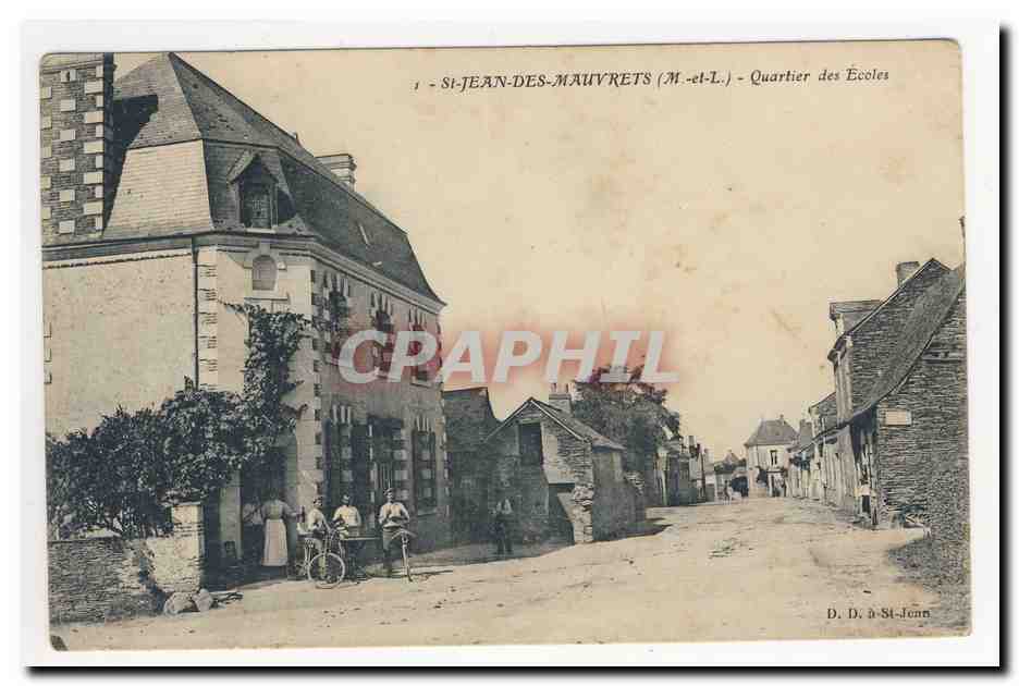 SAiNT JEAn des MAuVReTS Quartier des Ecoles Animation CPA