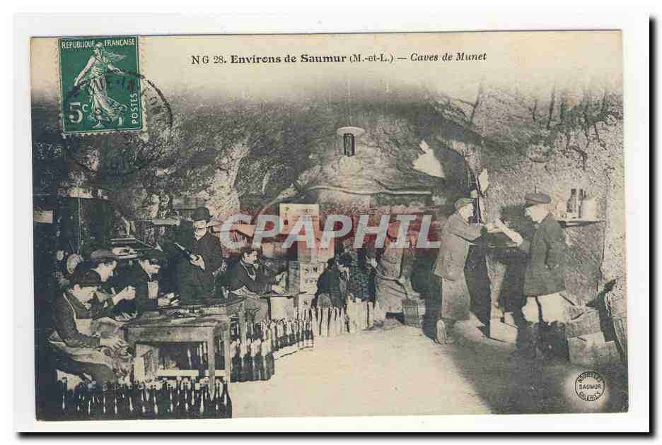 Environs de Saumur (M.-et-L.) — Caves de Munet