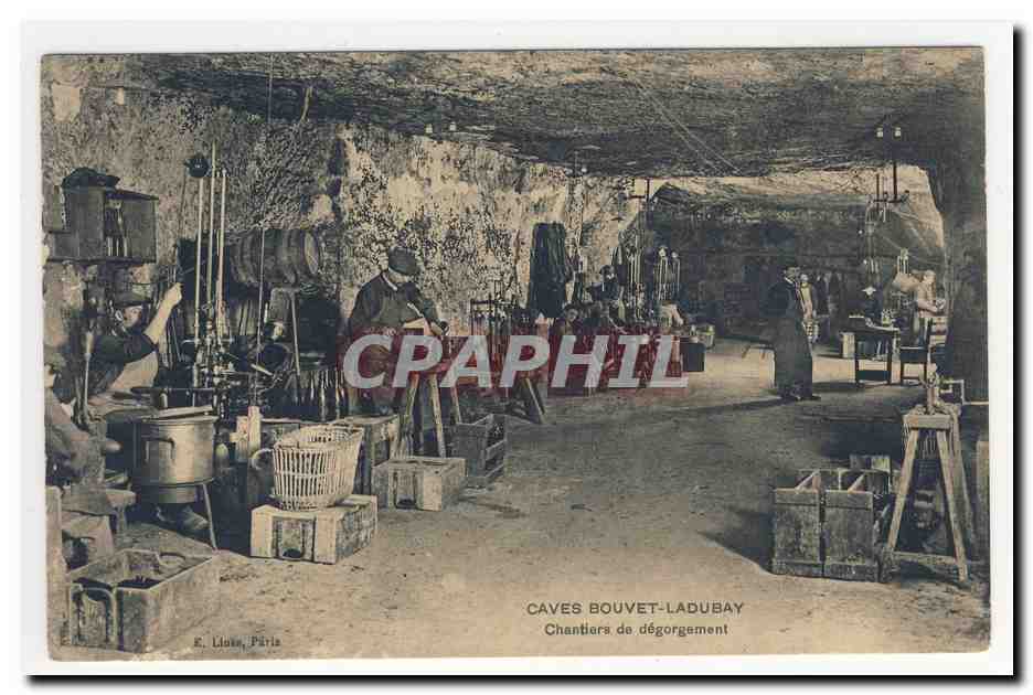 Caves Bouvet-Ladubay — Chantiers de dégorgement — E. Lduke, Paris