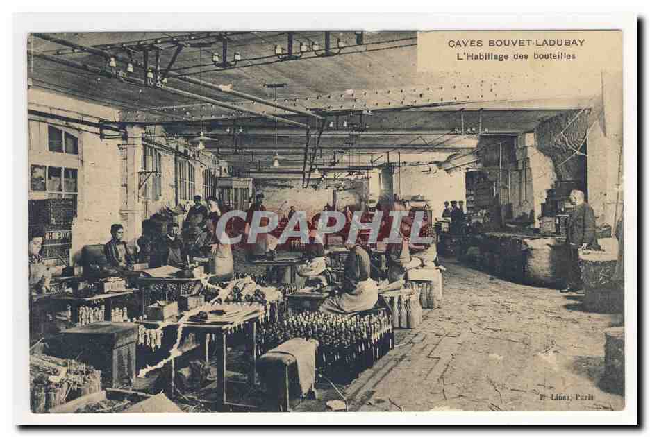 Caves Bouvet-Ladubay — L'Habillage des bouteilles — P. Liney, Paris