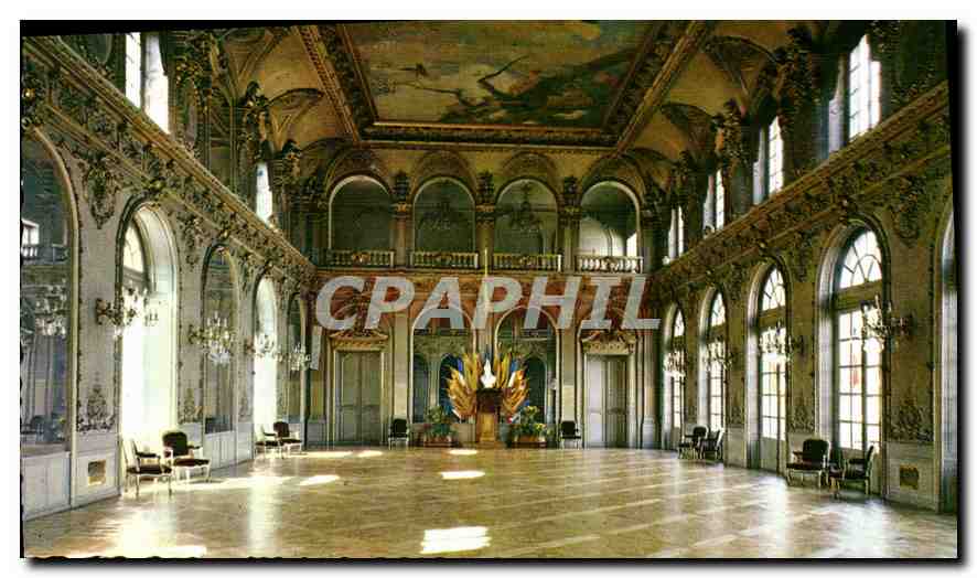 CPM Nancy Hotel de Ville Le Grand Saloon 