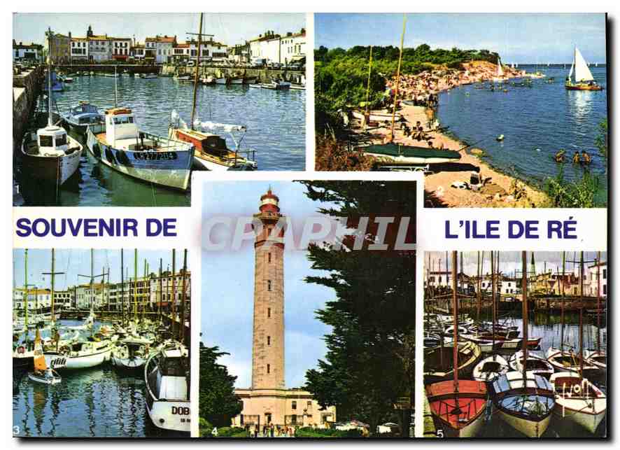 CPM Souvenir de l'Ire de Re 