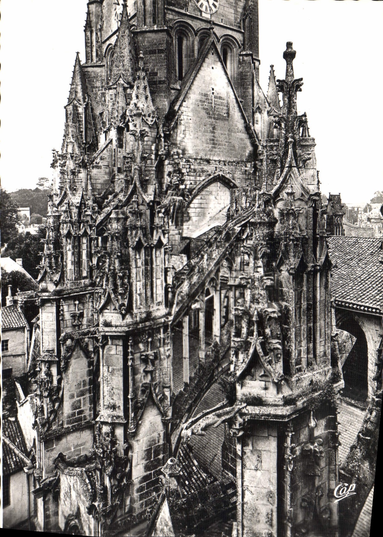 CPM Saintes Eglise Saint Pierre Contrefort 