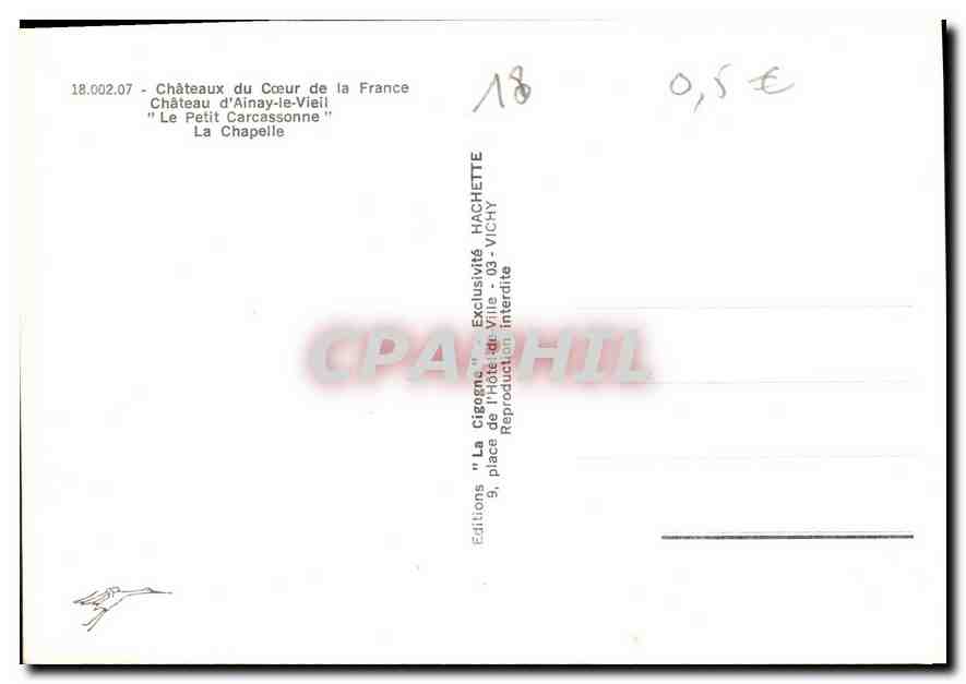 Château d'Ainay-le-Vieil — Le Petit Carcassonne — La Chapelle — Éditions Hachette — Achterkant