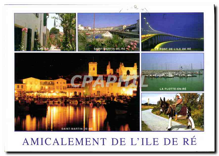 CPM Amicalement de l'Ire de Re 