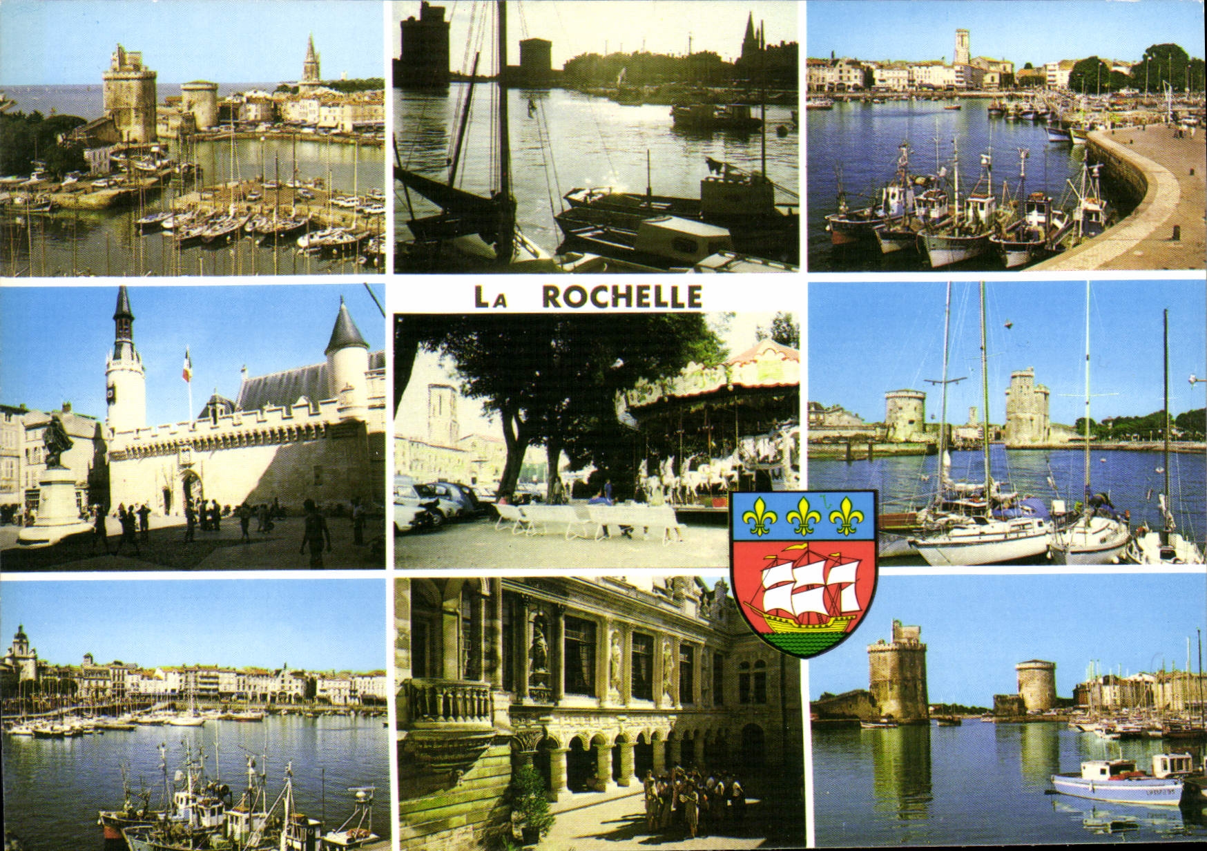 CPM La Rochelle Le port l'Hoyel de Ville 