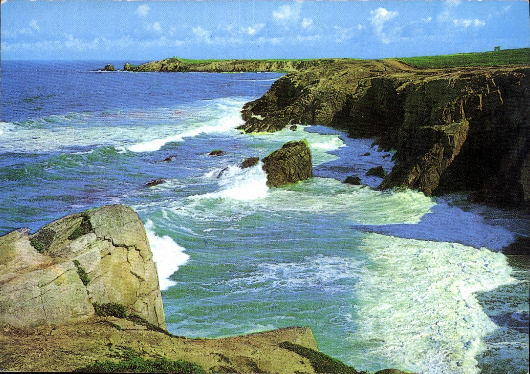 CPM La mer la vaste mer console nos labeurs 