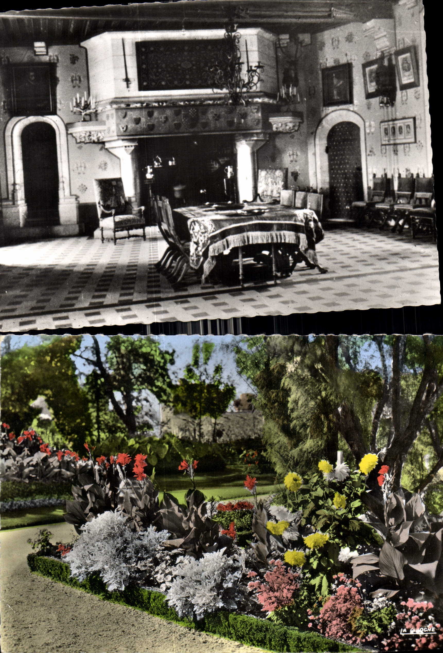 Château de Larochepot — Salle à manger et jardin — Photo Philippe Gilet