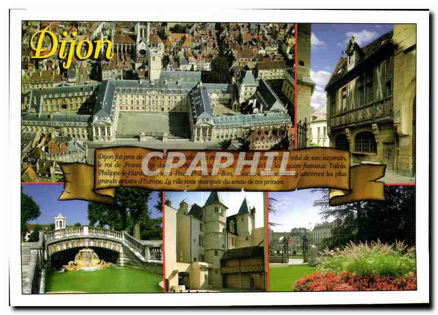 CPM Au Pays des Grands Crus Dijon Cote d'Or 