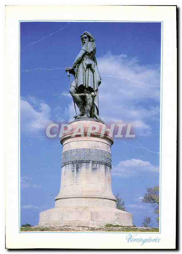 CPM Alise Sainte Reine Venarey les Laumes Venarey les Laumes Statue de Vercingeforix 
