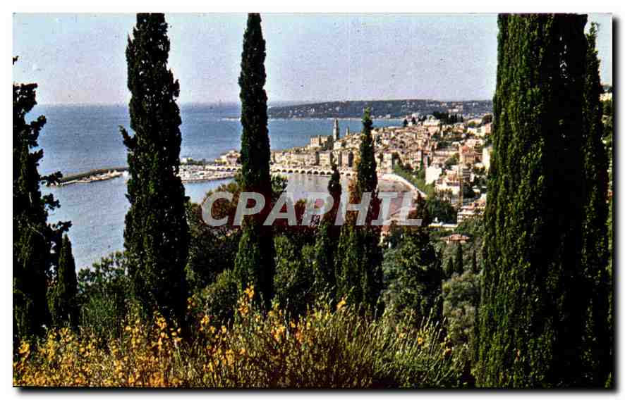 CPM Les Sites Merveilleux de la Cote d'Azur Menton Vue generale 