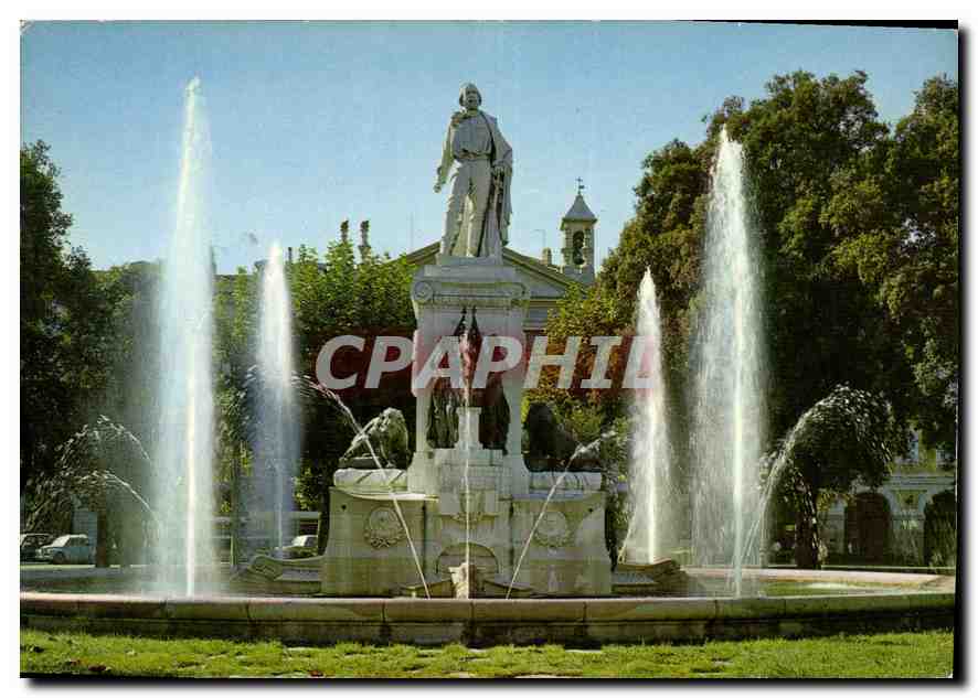 CPM La Cote d'Azur Nice La Place garibaldi Monument a Joseph Garibaldi ne a Nice qui en 1870 1871 vi
