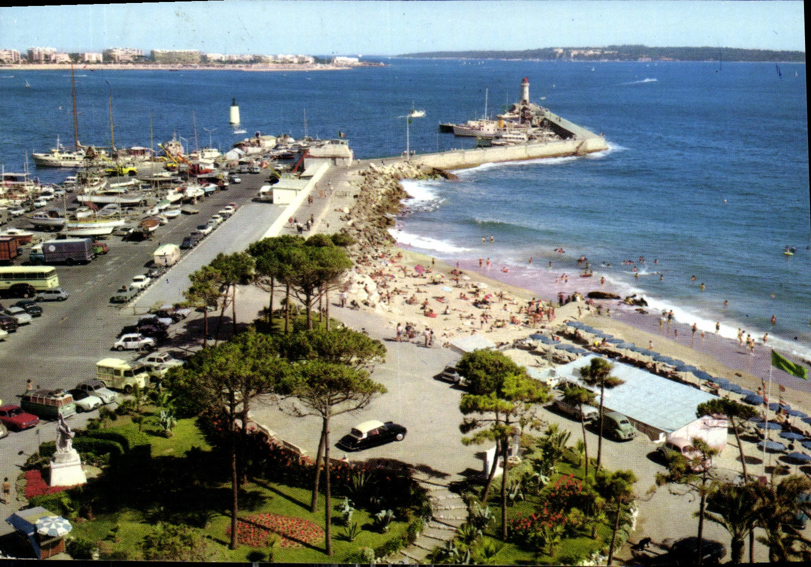 Cannes - Plage du Midi — vue aérienne — Éditions Graphithi n°1290
