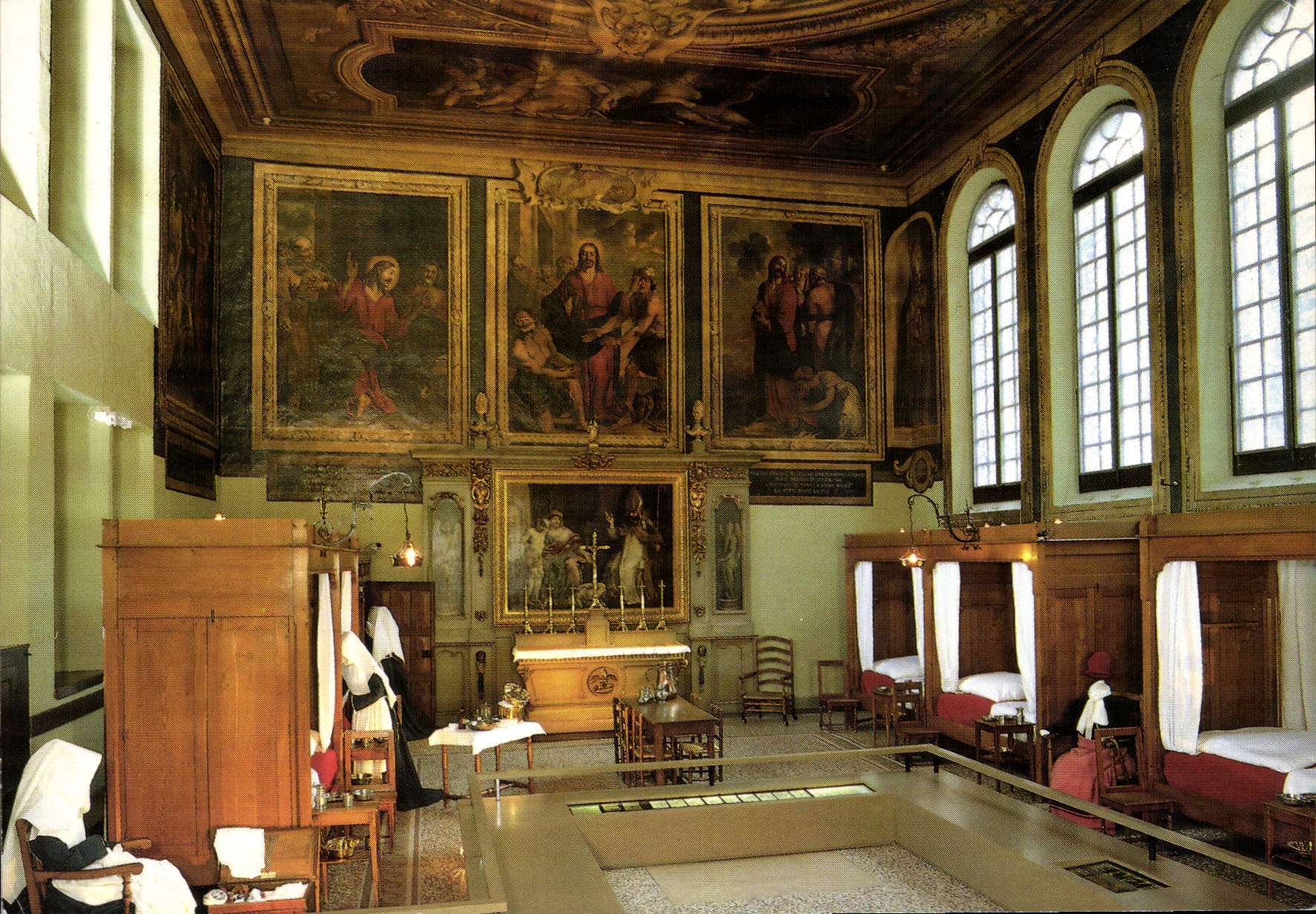 Hôtel-Dieu de Beaune — Salle Saint-Hugues (17ème siècle) — Séries Éditions Régionales