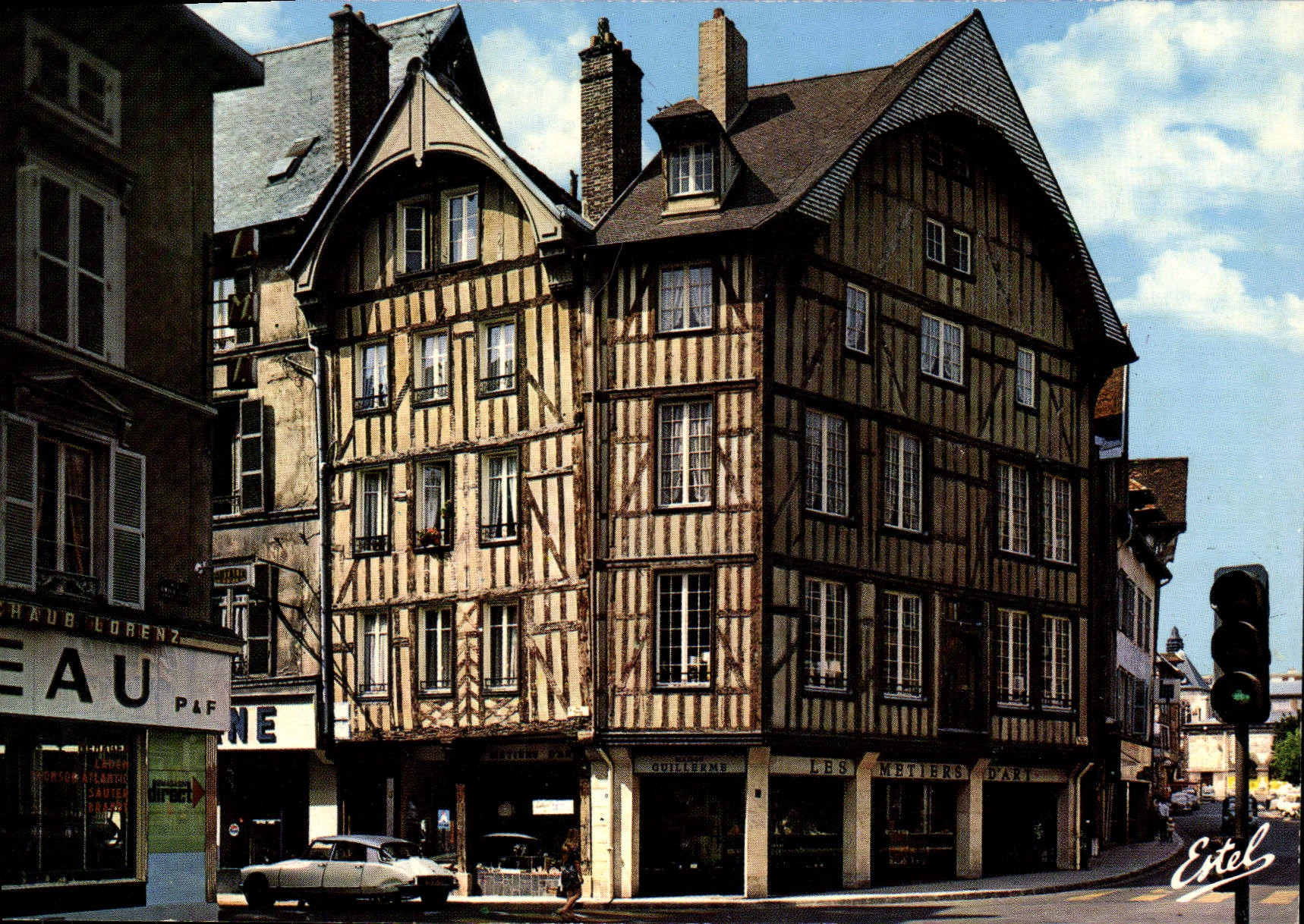 Troyes - Maisons champenoises — Éditeur Estel, n° H.10.376 W