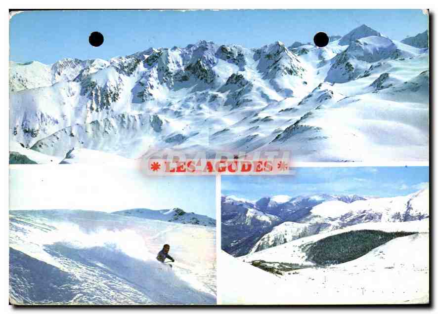Les Agudes — Panorama des pistes de ski — Éditions d'Art Tourisme
