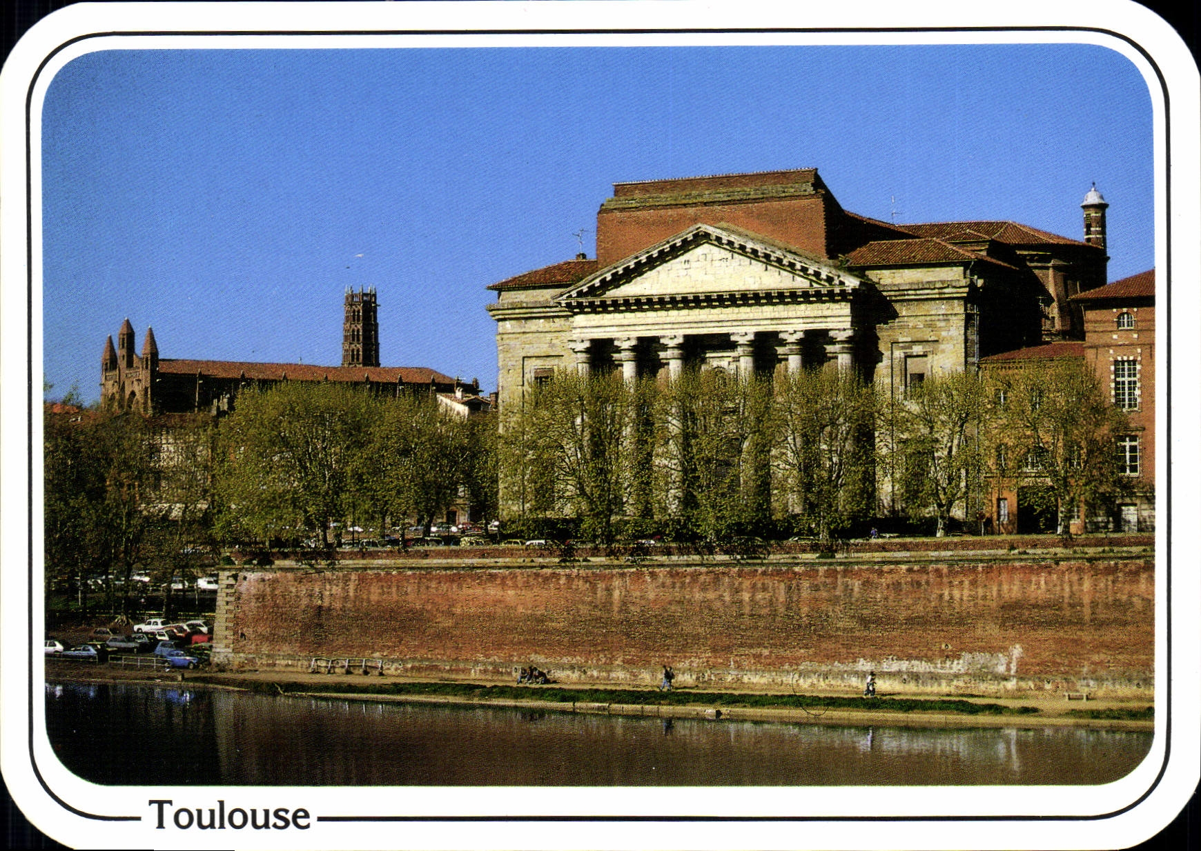 Toulouse — vue de la Daurade et du clocher des Jacobins depuis le Pont Neuf — Images de France, n°31