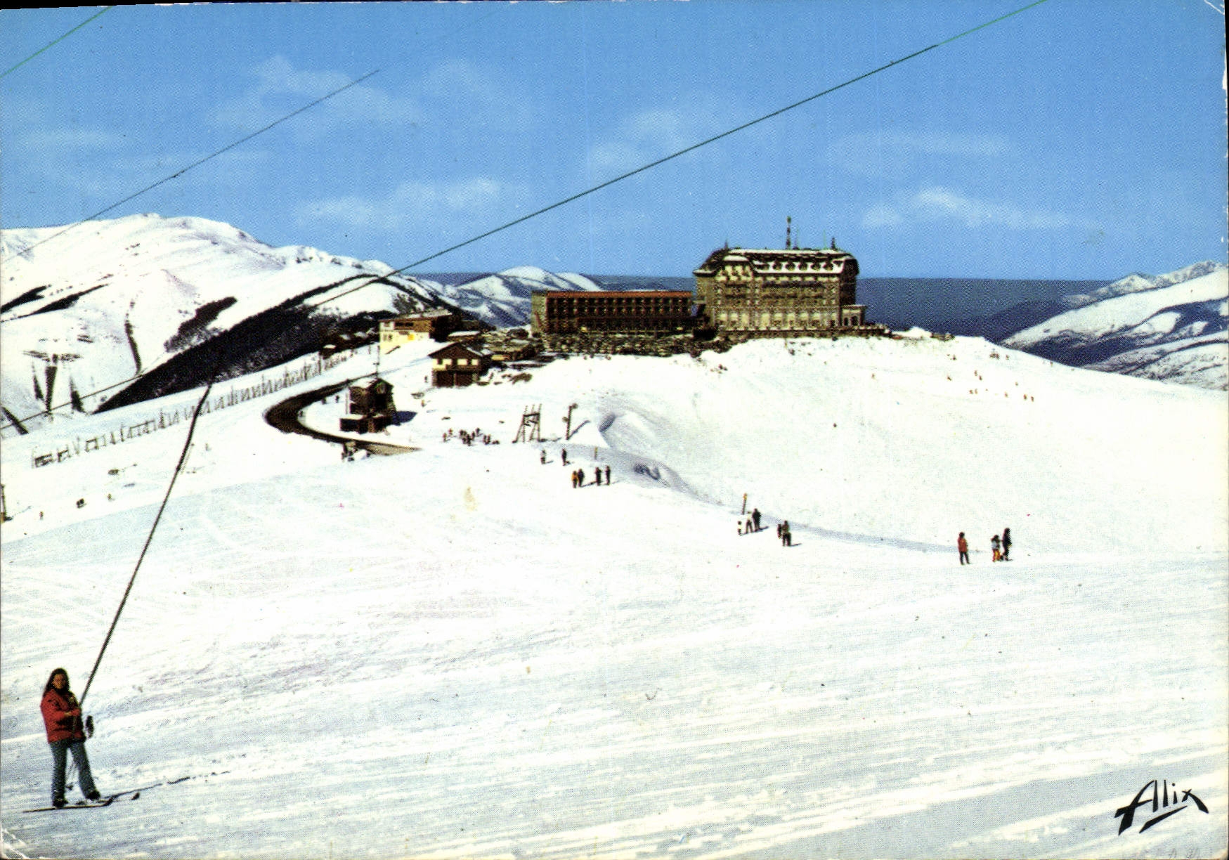 Vue sur le Plateau de Superbagnères — Luchon — Éditions Allix