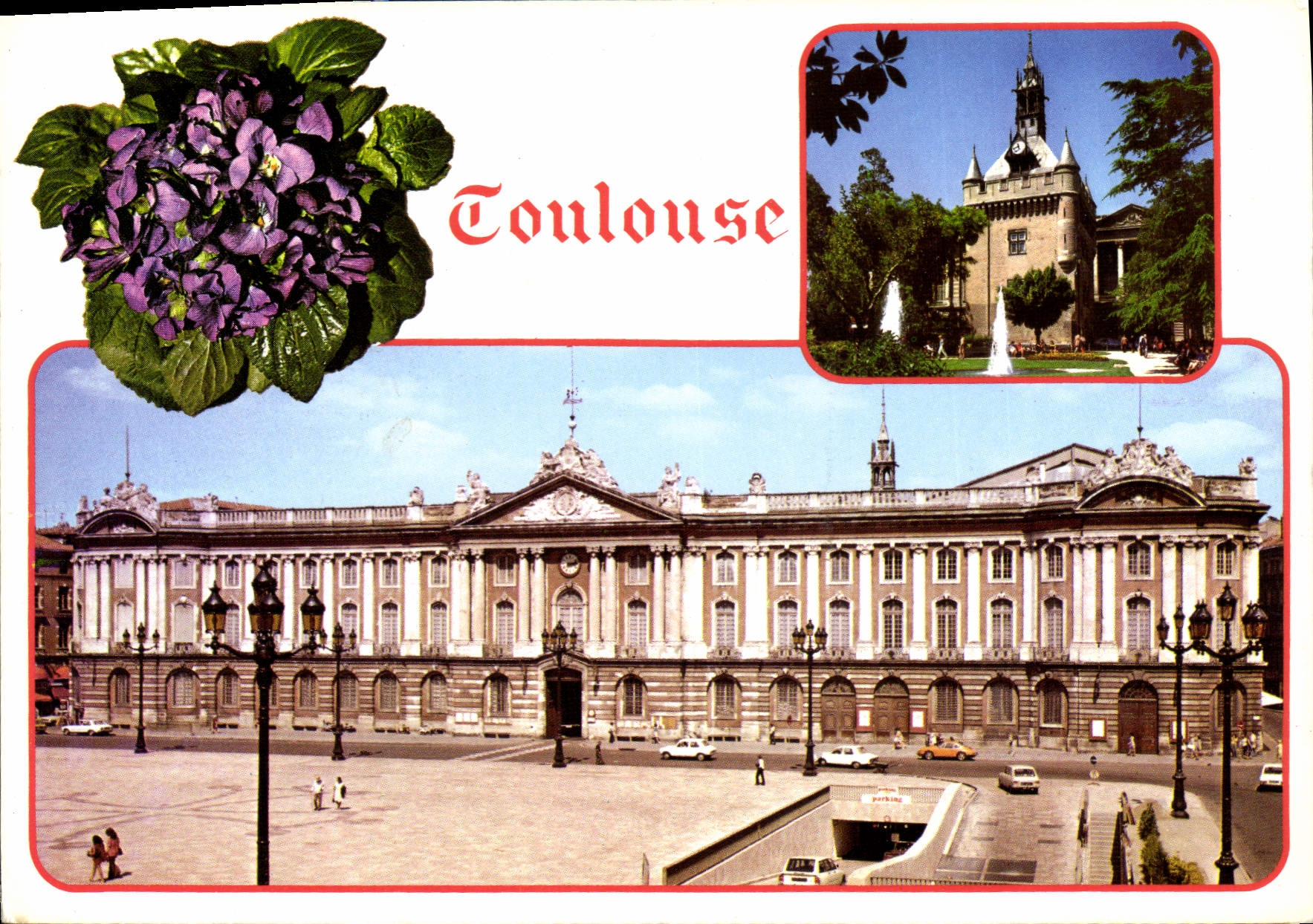 Toulouse — Place du Capitole et le donjon — Éditions d'Art Larrey