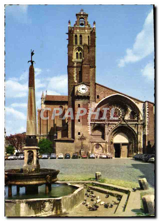 Toulouse — Cathédrale Saint-Étienne et fontaine — Éditions d'Art Laquais Frères