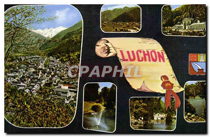 Luchon — vue générale et sites — éditeur APM-Pouix, Albi, n° 31-LU-8