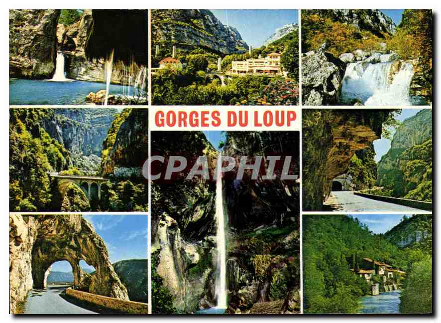 CPM Cote d'Azur French Riviera Les Gorges du Loup Circuit Pittoresque de l'arriere pays 