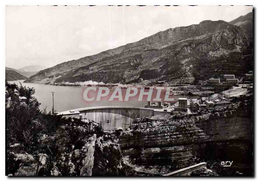CPM Les Gorges Pittoresque du Verdon Barrage de Castillon et l'Usine 