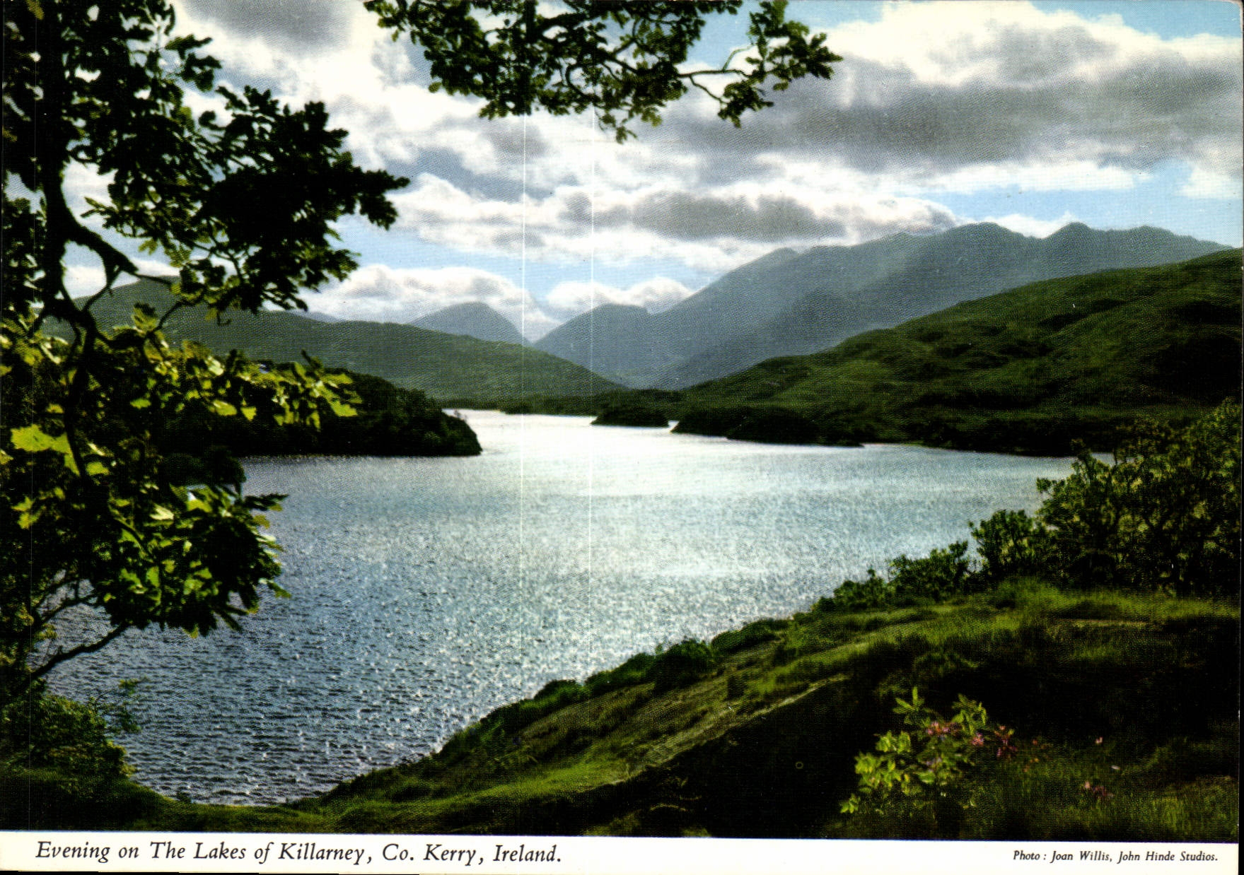 Evening on The Lakes of Killarney, Co. Kerry, Ireland — Photo : Joan Willis, John Hinde Studios