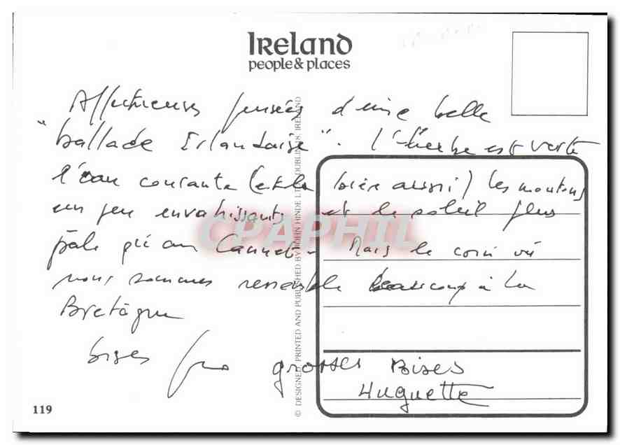 CPM Ireland People and Places  — Rückseite