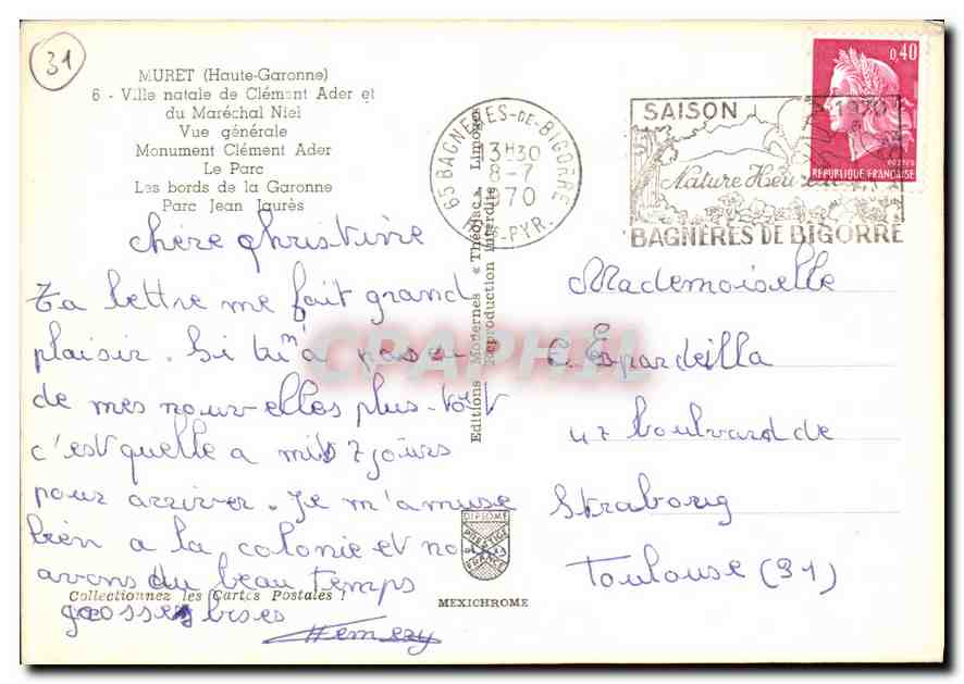 Muret — Vue générale — Éditions Modernes de Toulouse — Reverso