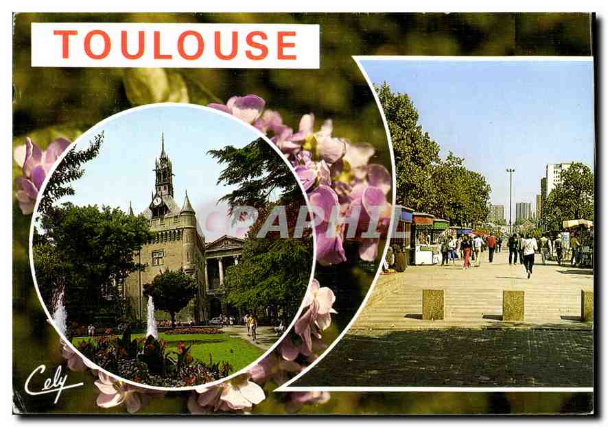 Toulouse — Vue du Donjon du Capitole et des Allées — Édition de Luxe, Cely
