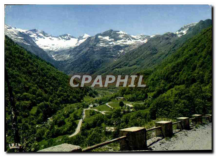 Les Pyrénées — Les lacets de la route du Lys et la vallée des Crabiouls — Éditions Méridionales, n° 5/404