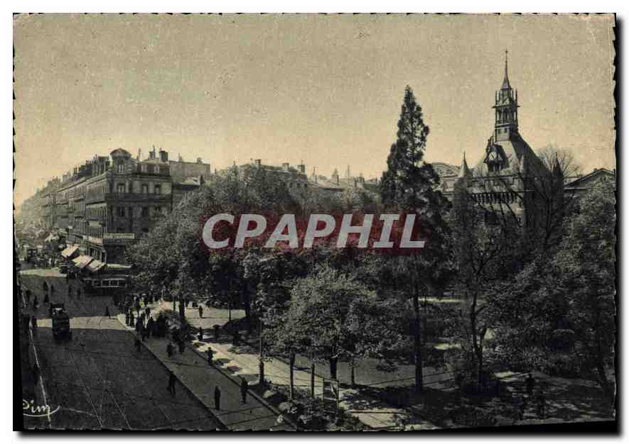 CPM Toulouse Hte gar Rue ALsace Lorraine Jardin du Capitole 