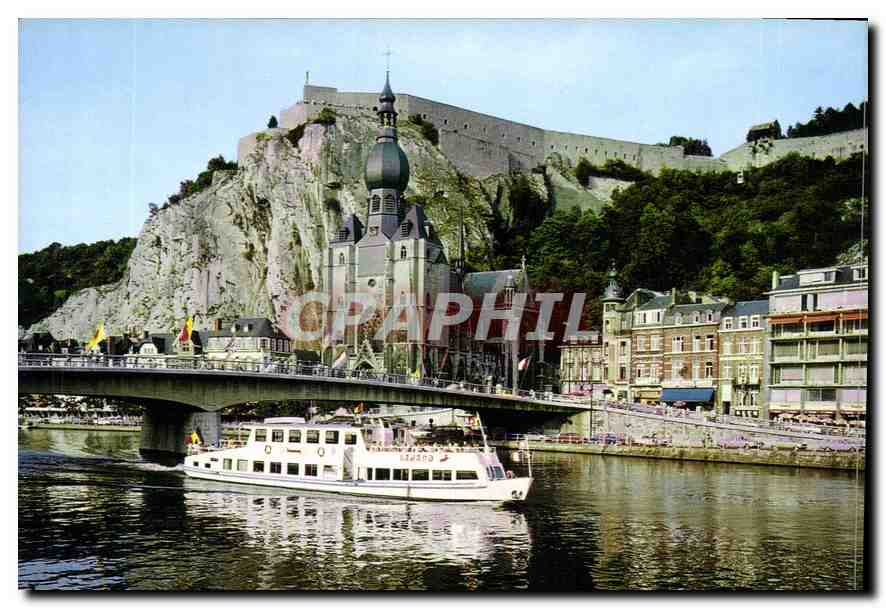CPM Dinant sur Meuse Bateau Bayard Pont Citadelle Collegiale 