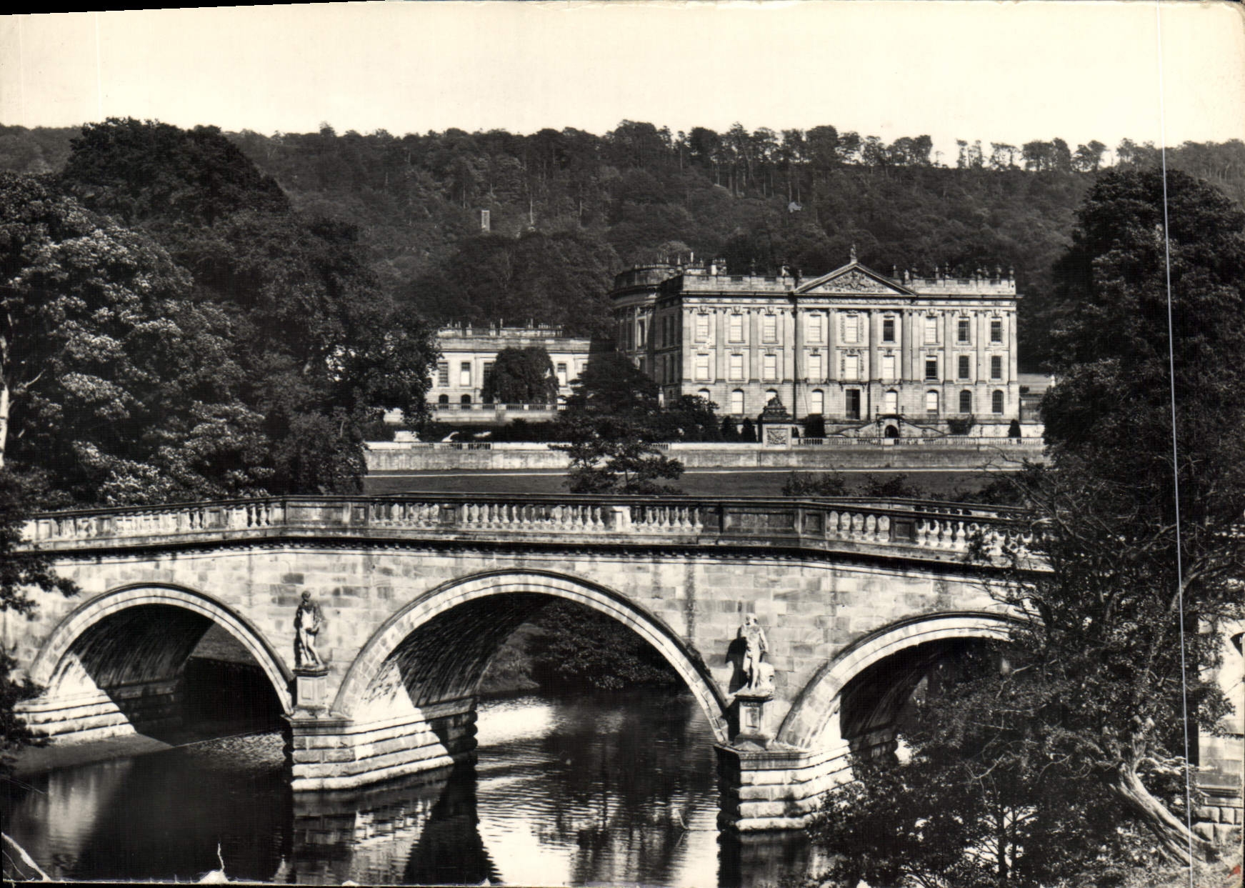 CPM Chatsworth The House and Bridge 