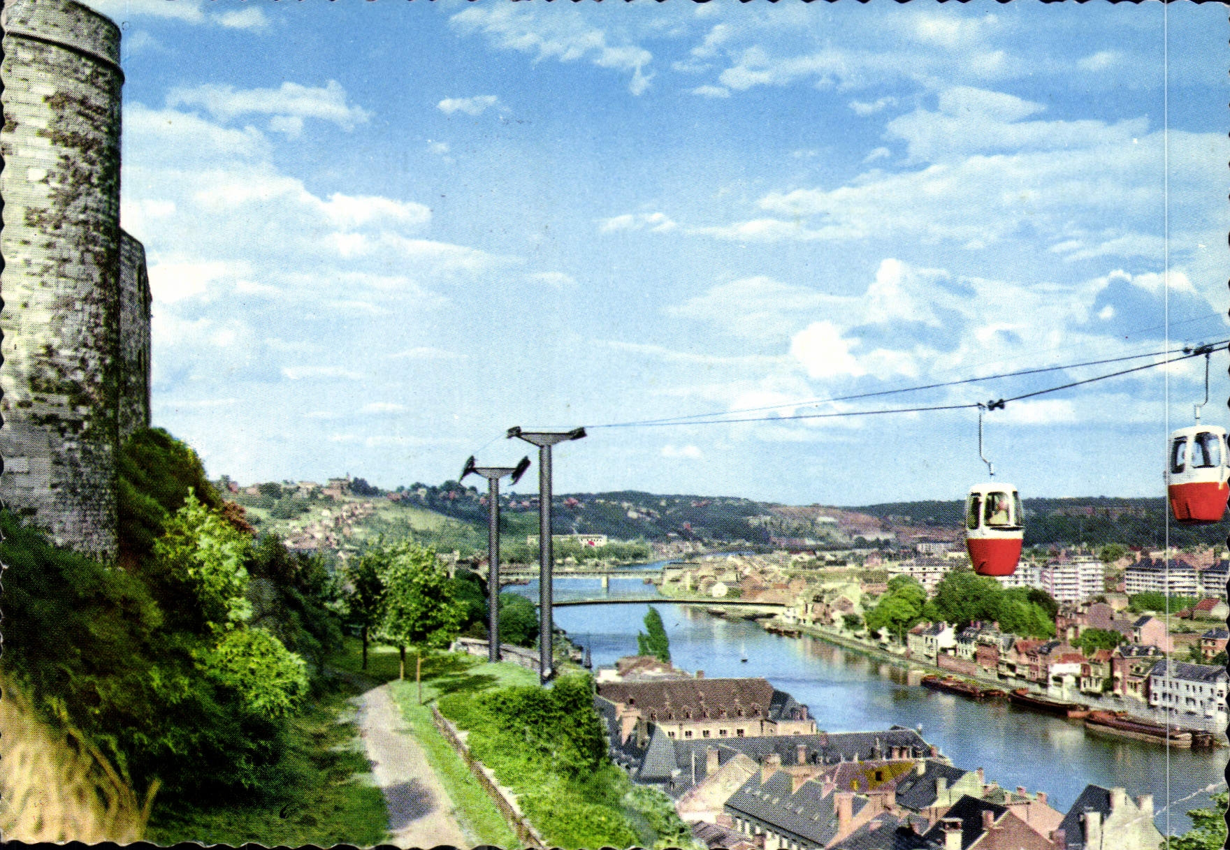 CPM Namur Vallee de la Meuse et Teleferique 