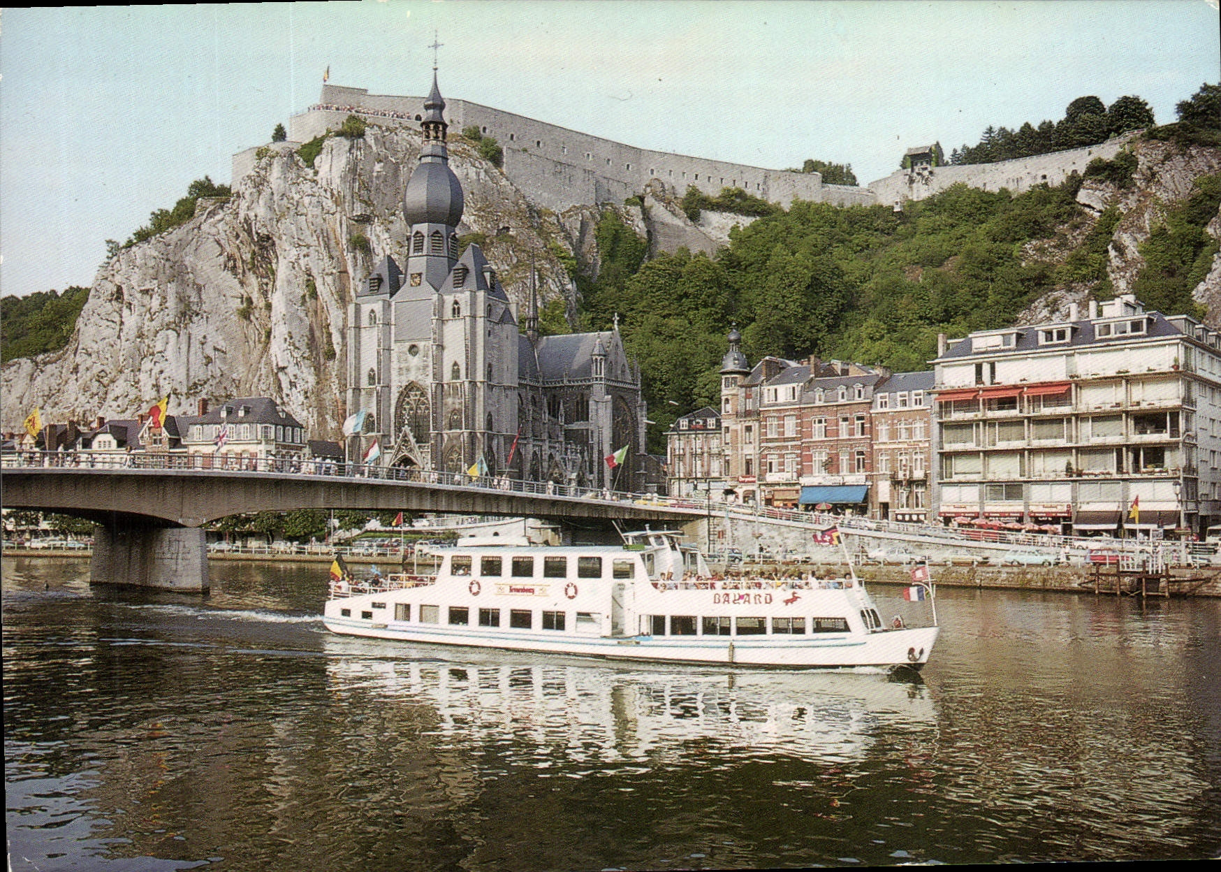 CPM Dinant sur Meuse Bateau Bayard Pont Citadelle Collegiale 