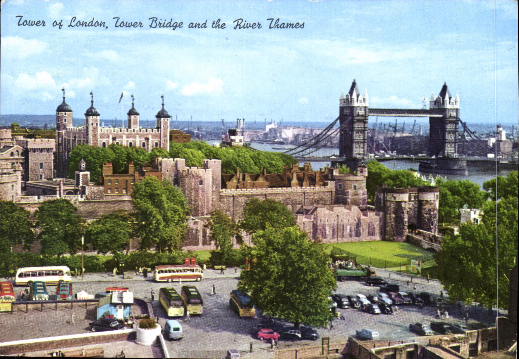 CPM Tower of London Tower Bridge and the River Thames 