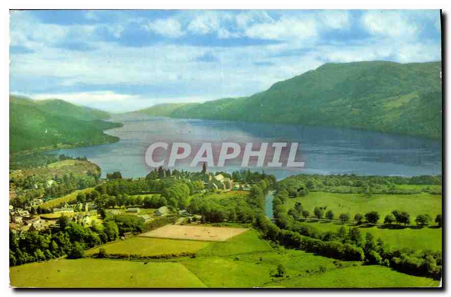 CPM Aerial View of Loch Ness Fort Augustus Abbey and Village 