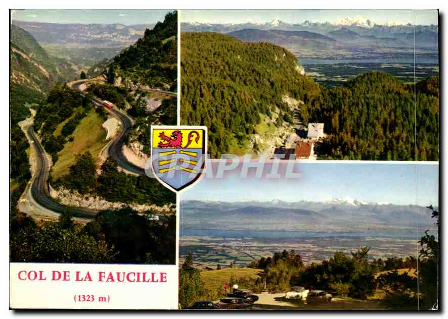 CPM Col de la Faucille Route de St Claude au Col de la Faucille 